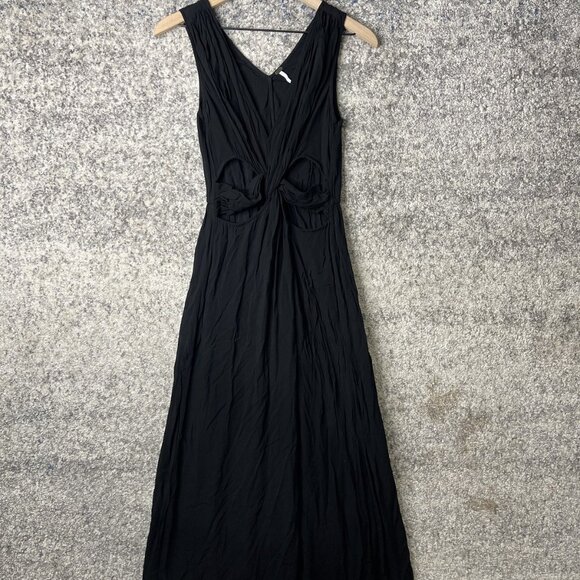 Free People Dresses & Skirts - Free People Maxi Dress Womens Small Twist Front Cut Out Sleeveless Boho Chic